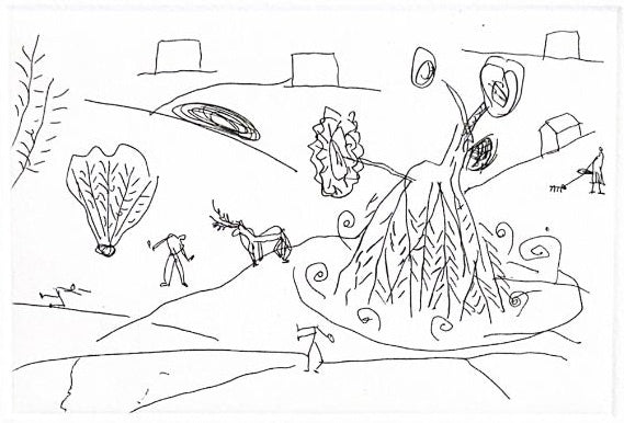 Aki Kuroda - Cartographie - estampe