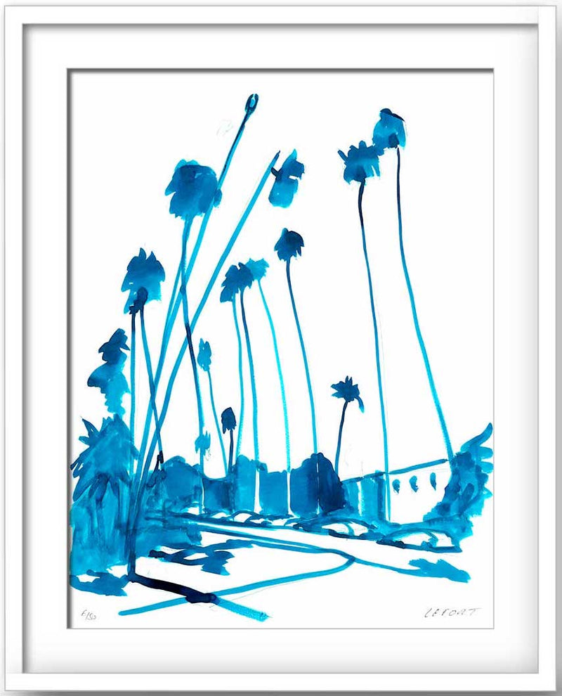 Thierry Lefort - Santa Monica 3 - white frame print
