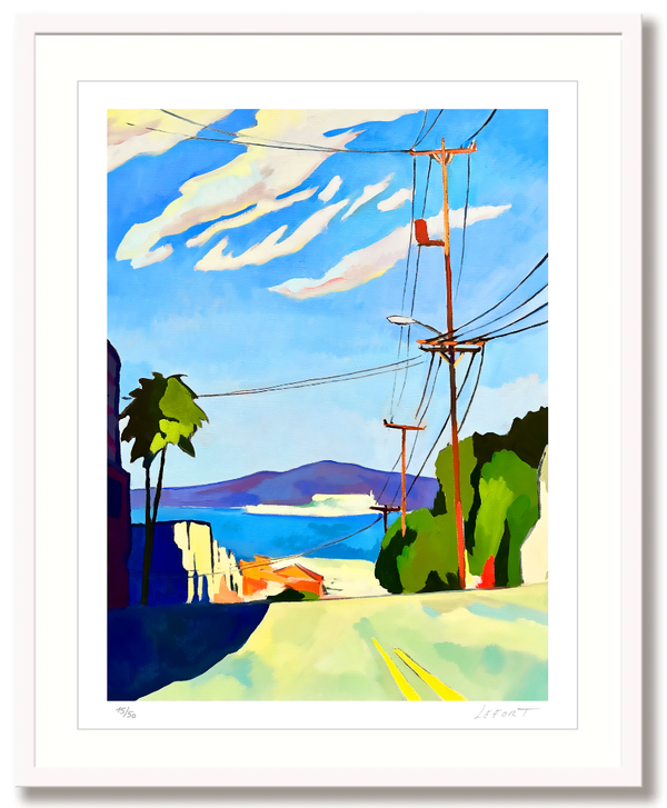 Thierry Lefort - Fatal vertigo - estampe