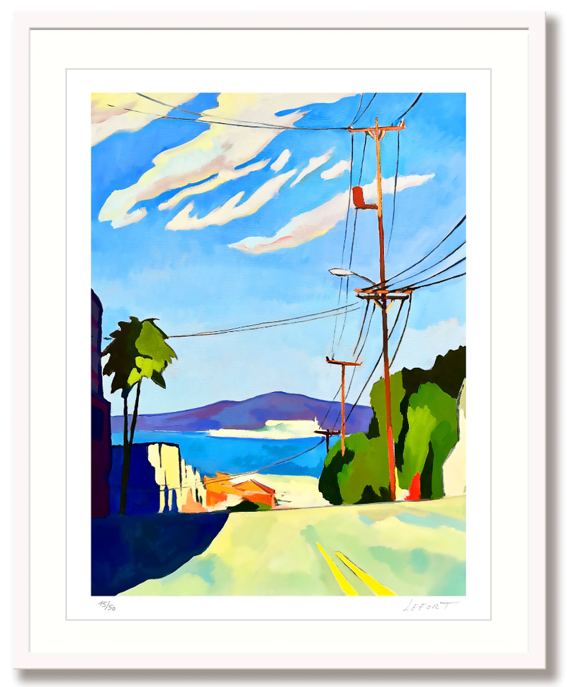 Thierry Lefort - Fatal vertigo - estampe