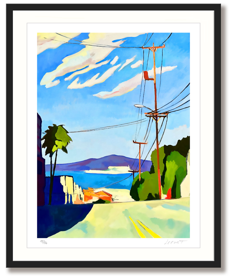 Thierry Lefort - Fatal vertigo - estampe