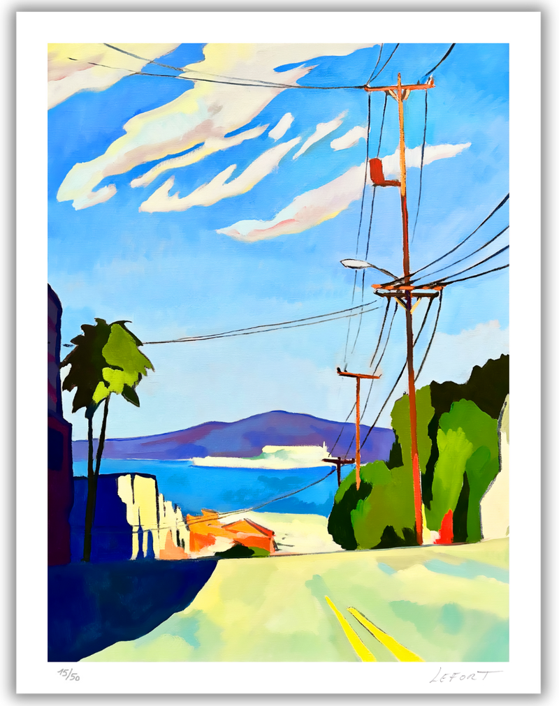 Thierry Lefort - Fatal vertigo - estampe