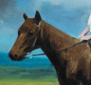 David Storey - Girl on a Horse - print