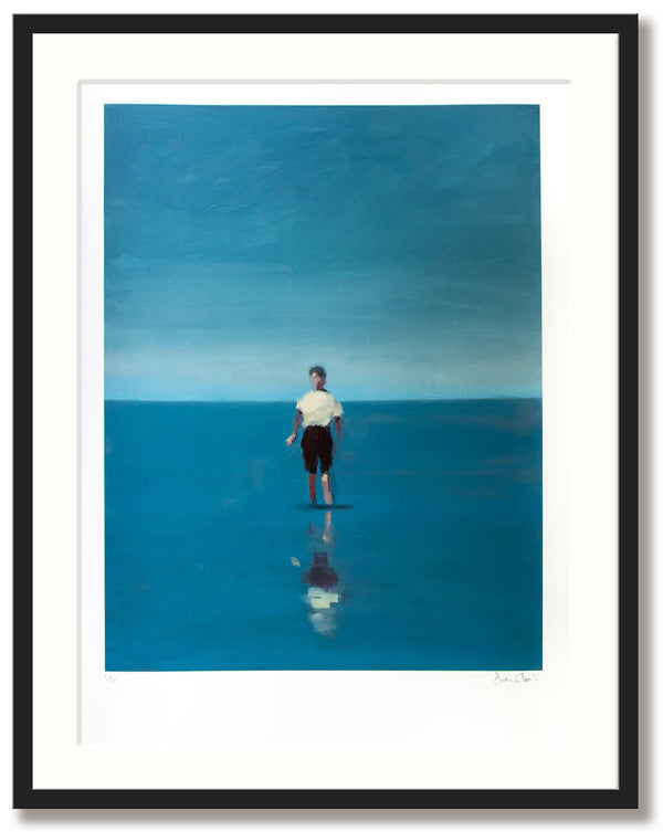 David Storey - Where the sky meets the sea - print with frame