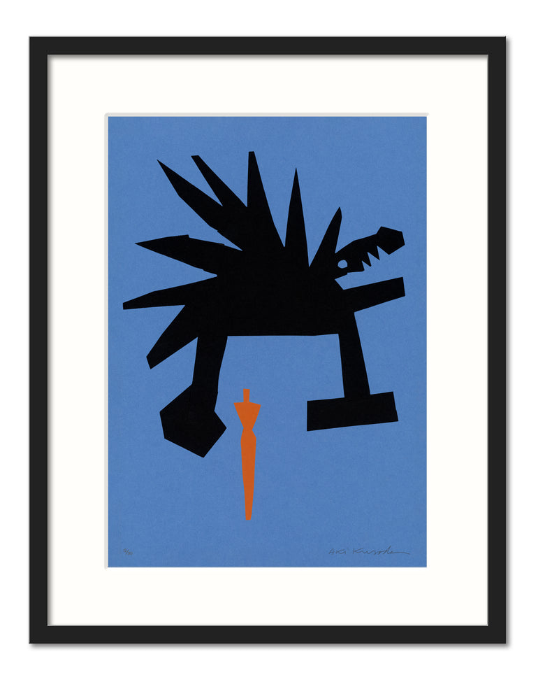 Aki Kuroda - Color 1 - print with black frame
