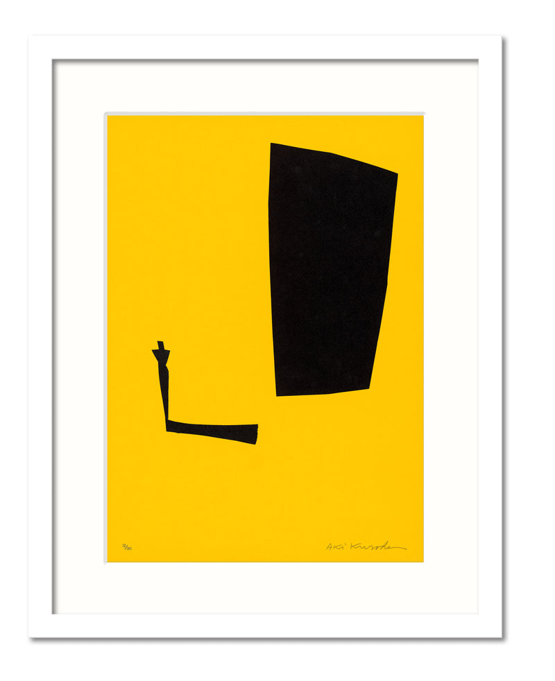 Aki Kuroda - Color 4 - estampe avec cadre blanc