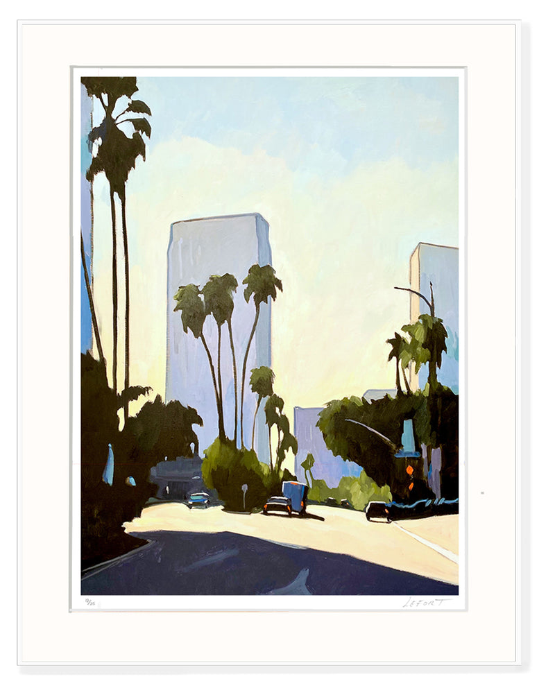 Thierry Lefort - Hollywood II - print with frame