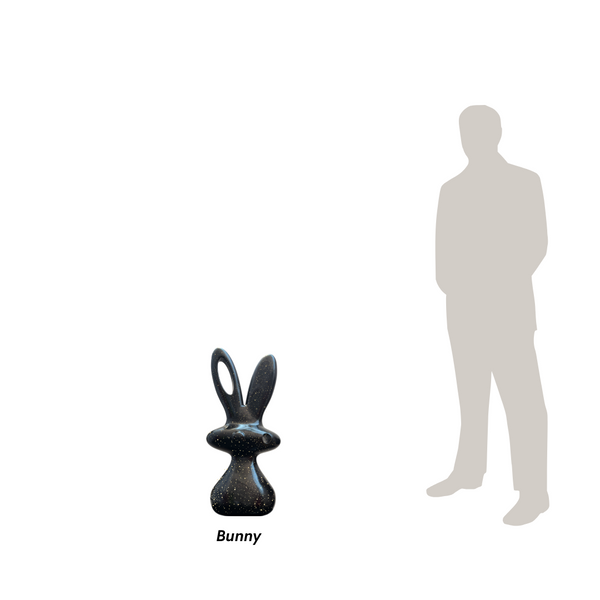Aki Kuroda - Bunny - glitter black
